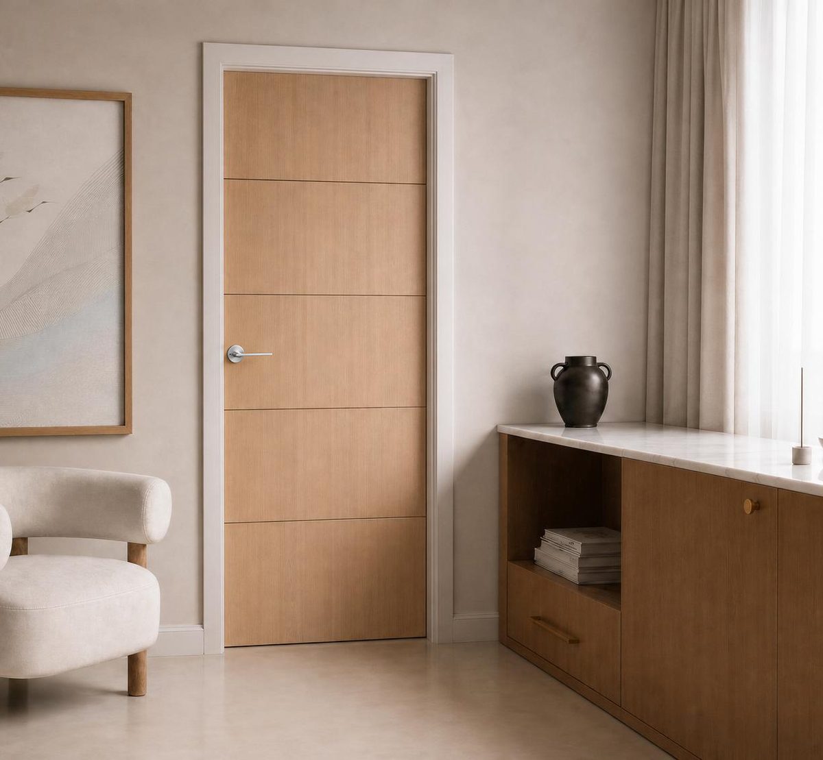 The Deco White Oak Interior Collection