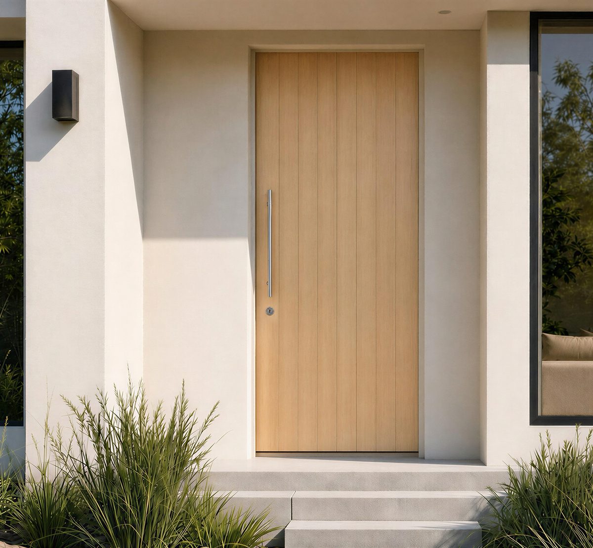 The Deco White Oak Entrance Collection