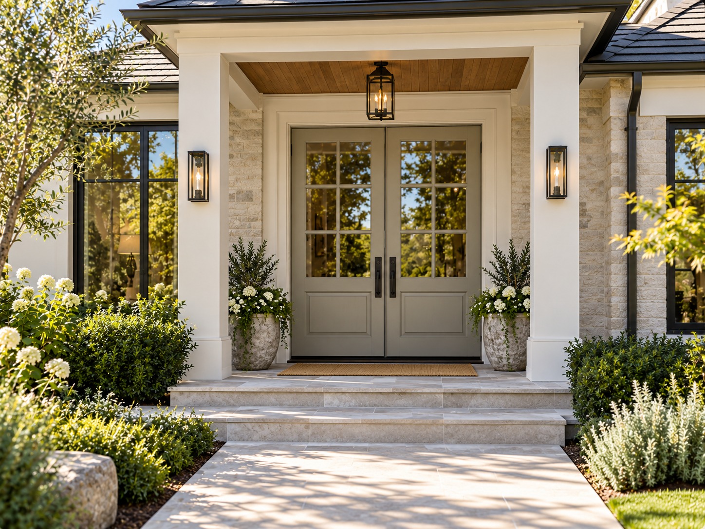 Half French Doors