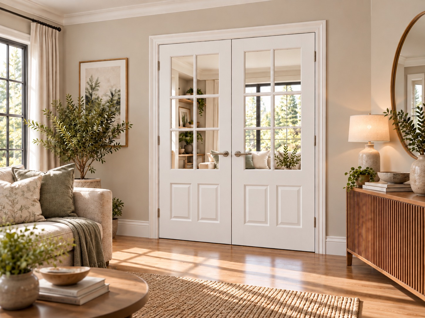 Half French Doors