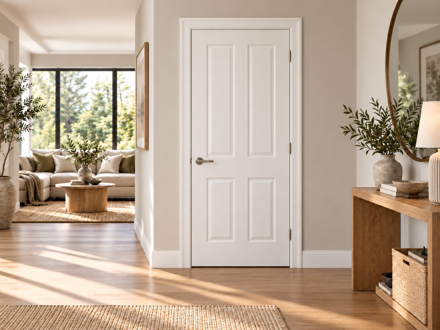 Pressed Woodgrain Doors